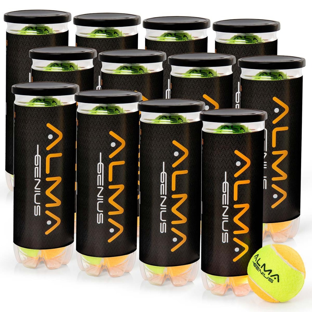 Kit Bola Beach Tennis Profissional 36 Unidades Alma Geius