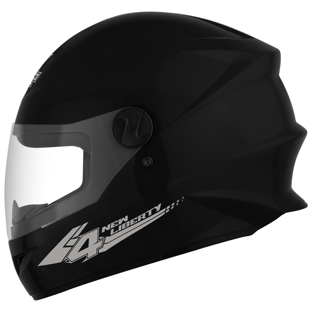 Capacete Fechado Pro Tork New Liberty 4 Solid Masculino Feminina Viseira Cristal Transpare...