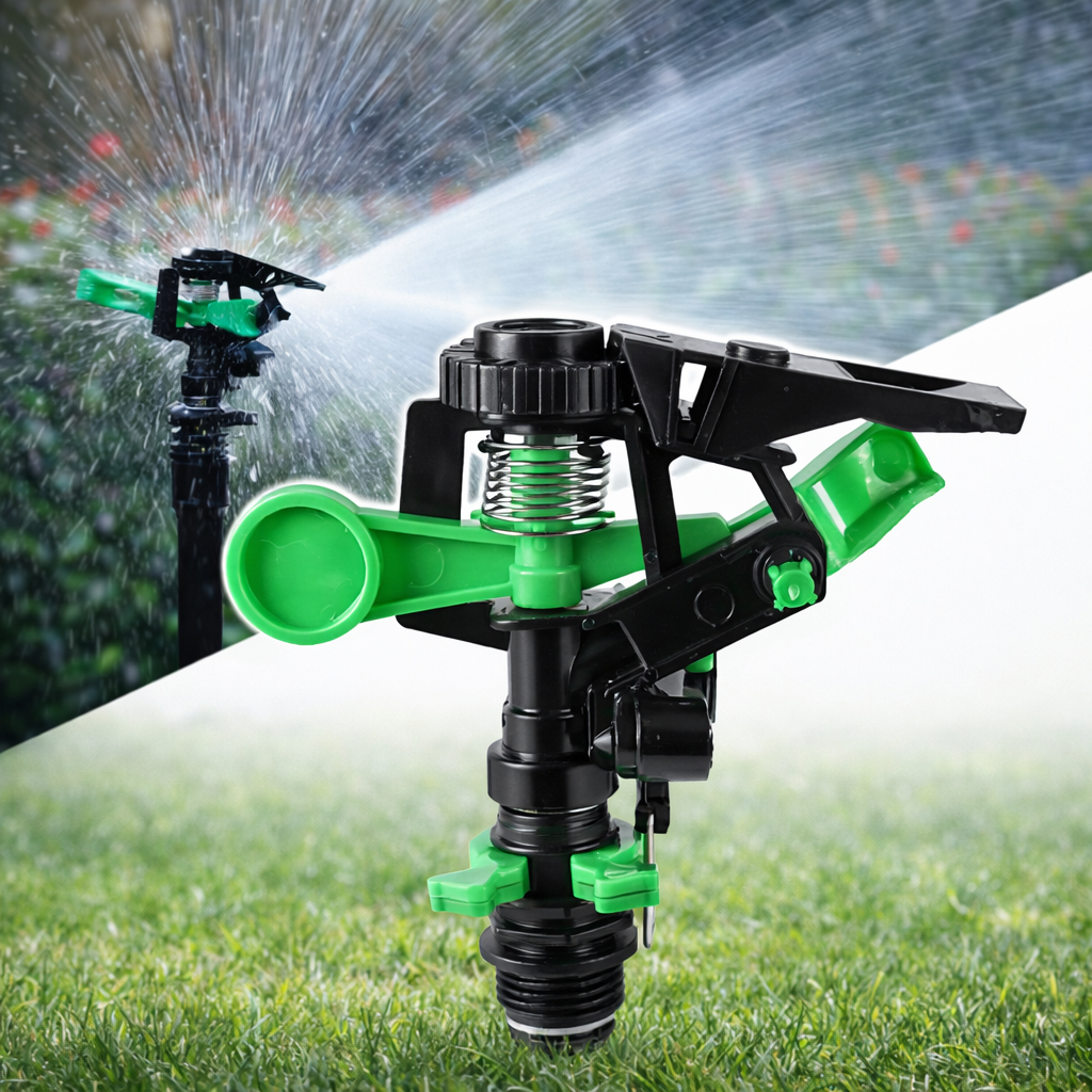 Kit até 5 Aspersor de Irrigação 360° Setorial Espiga Jardim Automático - Oferta