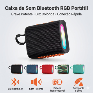 Caixa De Som Bluetooth Portátil À Prova D 'Água Com Bateria Esportiva em Oferta na Shopee