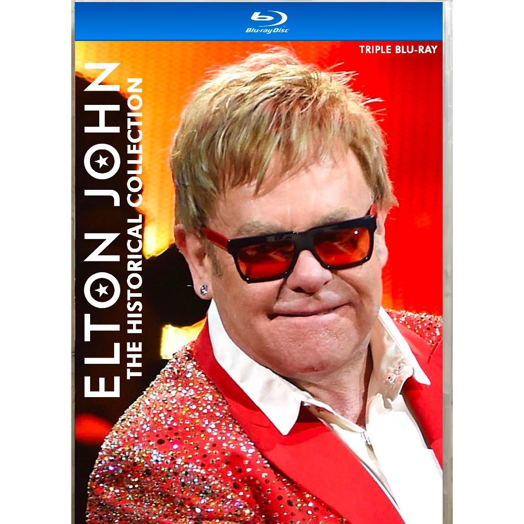 Bluray Triplo Elton Jhon Historical Collection - Legendado e Remasterizado