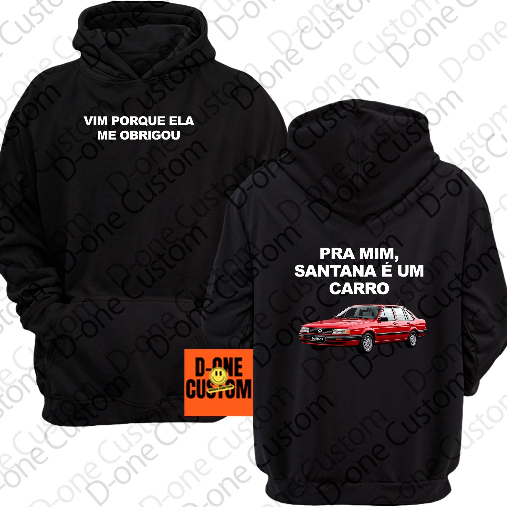 Moletom Blusa De Frio Luan Santana Roupa Para Casal Namorados Ela Me Obrigou Santana é Um Carro Show