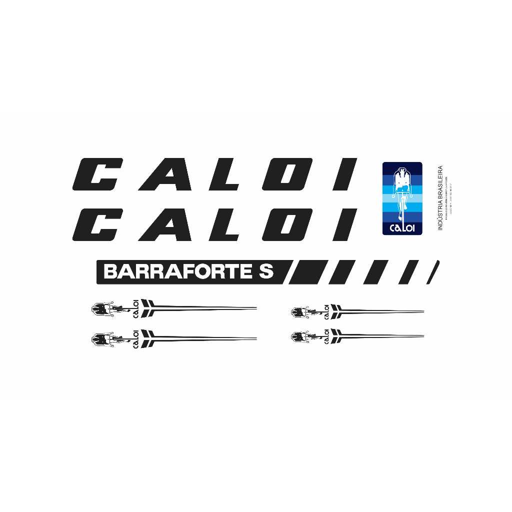 Adesivos Bicicleta Caloi Barra Forte S 1982