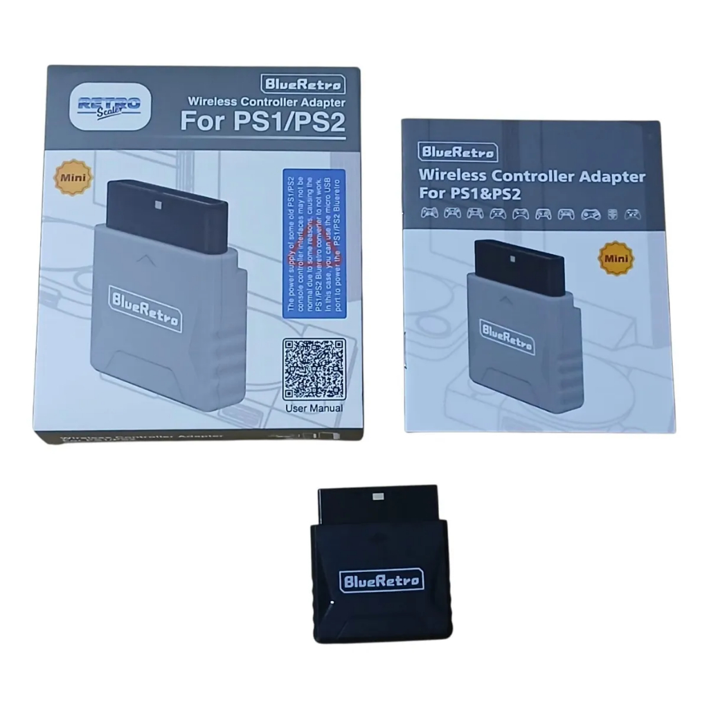 Blueretro Controles Sem Fio Multi Plataformas Para Ps2 Ps1