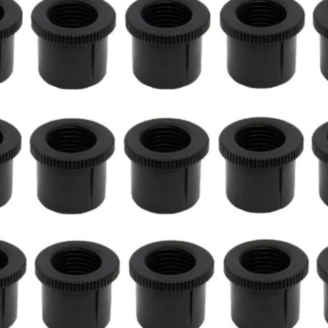 Preme Aperta Canopla 18mm ABS Preto Para Registros DECA