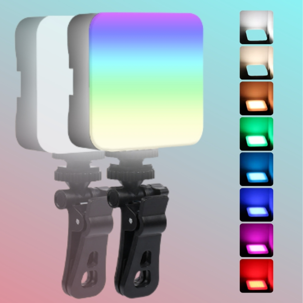Mini Luz LED RGB Para Celular Iluminação de Preenchimento Portátil Para Vídeo Selfie Live TikTok Foto