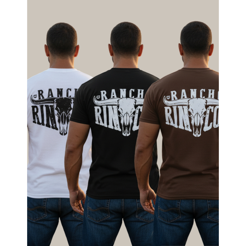 Camiseta Rincon Rancho do Rincon Plus Size Procedimento Tropinha Agro Farm Vaquejada em Oferta na Shopee