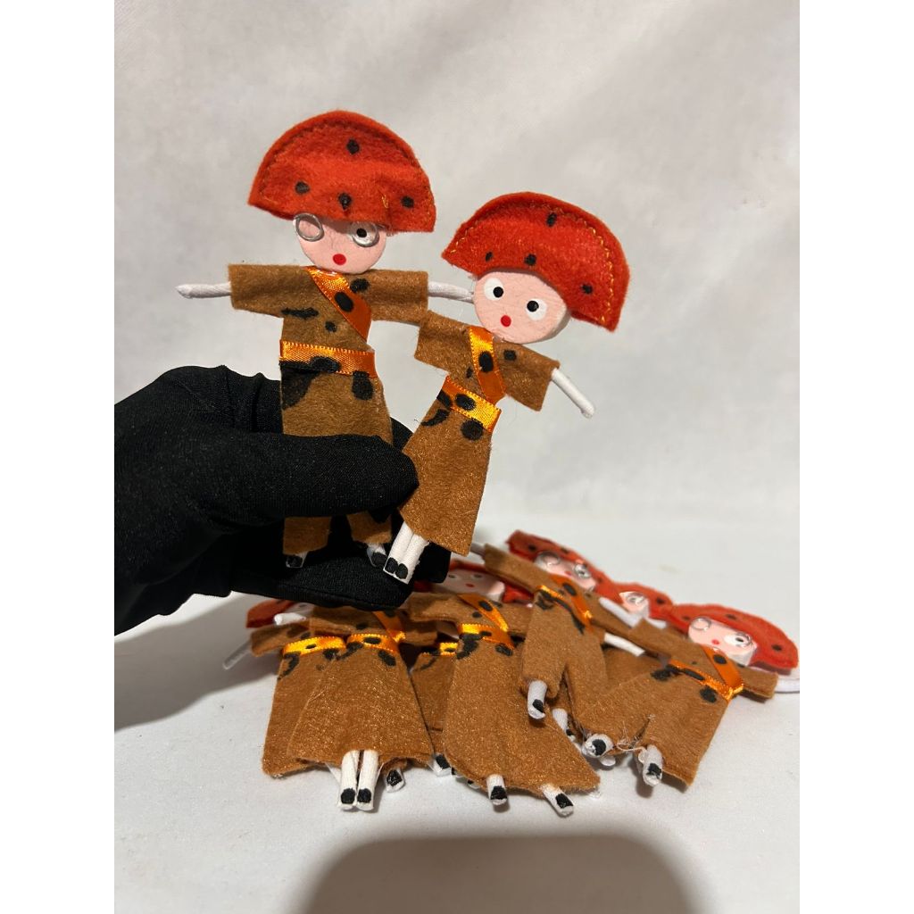Kit com 12 Apliques Lampião e Maria Bonita 10 CM– Decoração Festa Junina