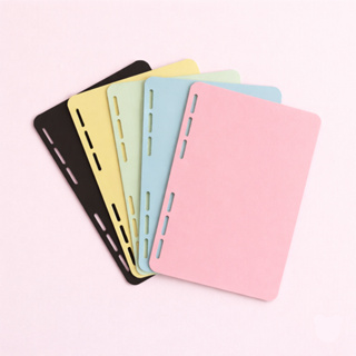 Kit 4 Divisórias Subcapa Coloridas Fichario Argolado Caderno Universal 4 e 6 Furos A5 - Papel Color Plus 180g em Oferta na Shopee