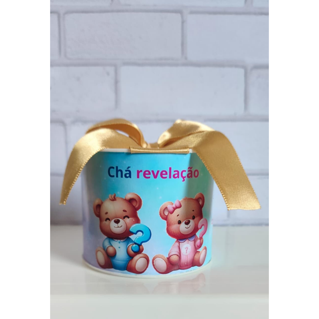 Kit Tubolatas personalizadas 5x6 - Lembrancinha de Chá Revelação / Diversos temas, Maternidade, Chá de bebê, Casamento e