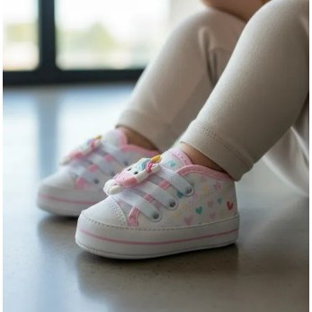 Tênis Recém Nascido Menina Confortavél