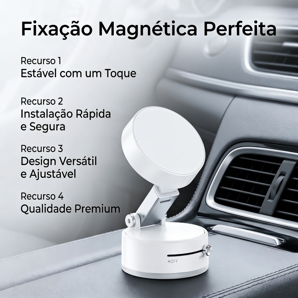 Ventosa Magnética A Vácuo Suporte Giratório Dobrável 360 ° Universal Multifuncional Para Telefone Carro em Oferta na Shopee