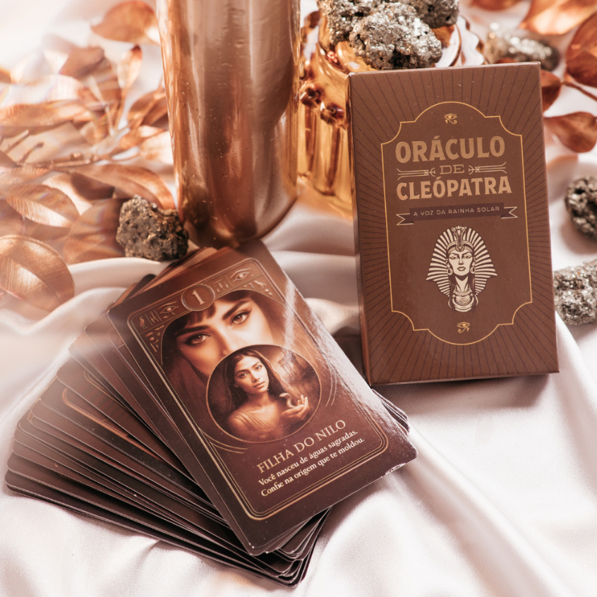 Oráculo de Cleópatra 36 Cartas com Manual - Ative o Arquétipo e Descubra os Segredos de Cleópatra
