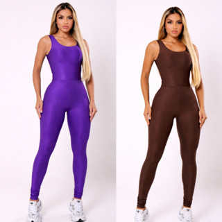 MACACÃO LONGO FITNESS FEMININO TREINO ACADEMIA em Oferta na Shopee