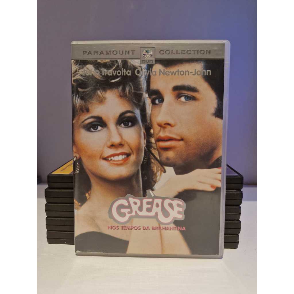 GREASE - NOS TEMPOS DA BRILHANTINA - John Travolta Olivia Newton-John - DVD - Original