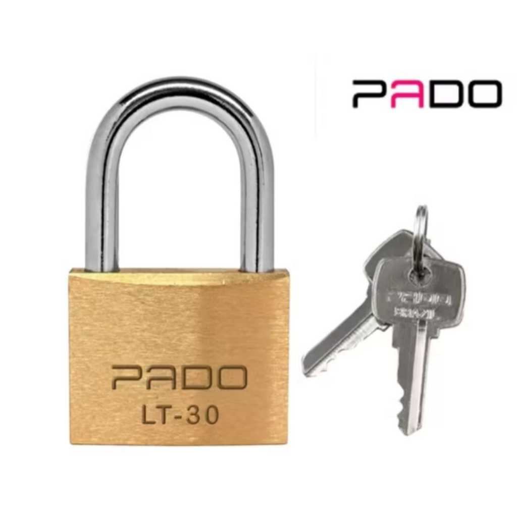 Imagem Cadeado Pado Original Resistente LT 30mm c/ 2 chaves Alta Qualidade Ideal para Armário Malas Bolsas