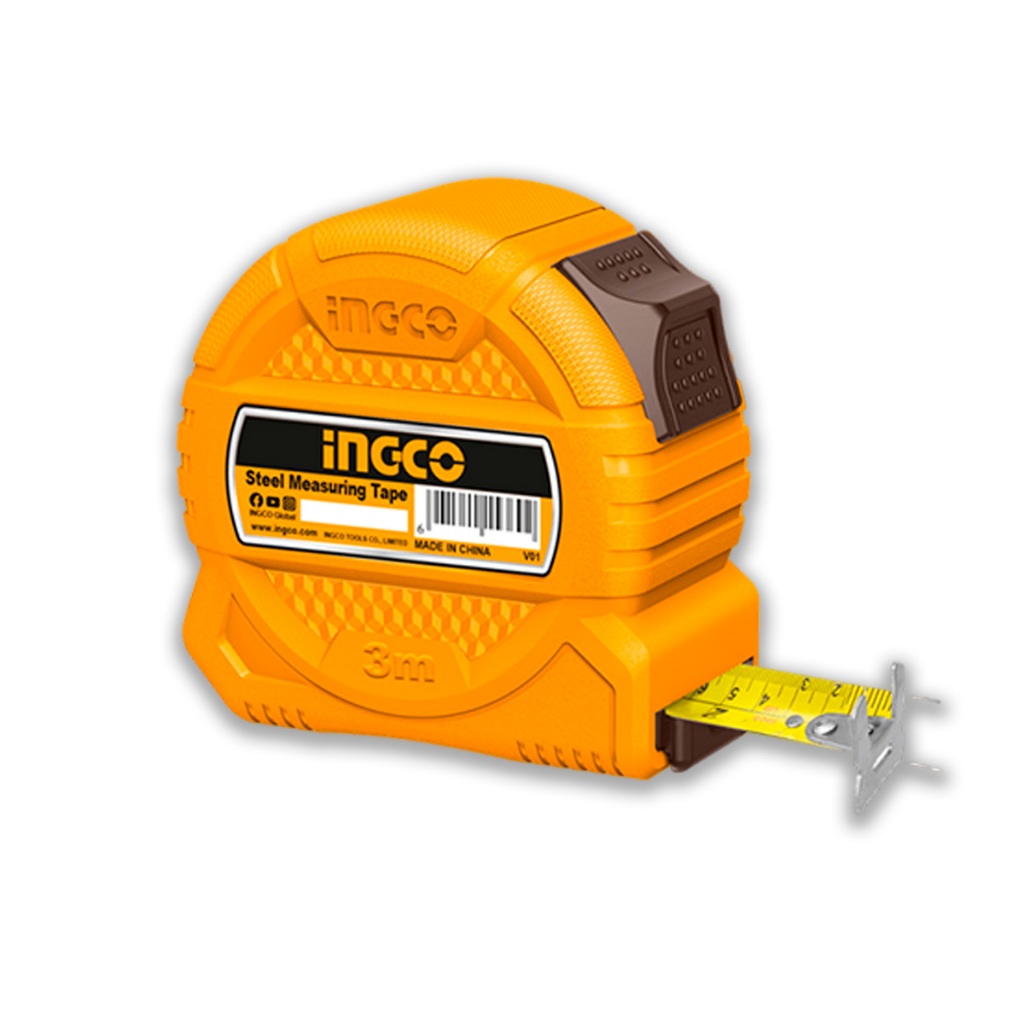 Trena Ingco Dupla Face 3mmX16mm Metálica Trava Manual Resistente Profissional HSMT39316