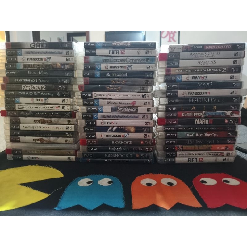 jogos originais ps3 god of War grid fifa resident evil Bioshock