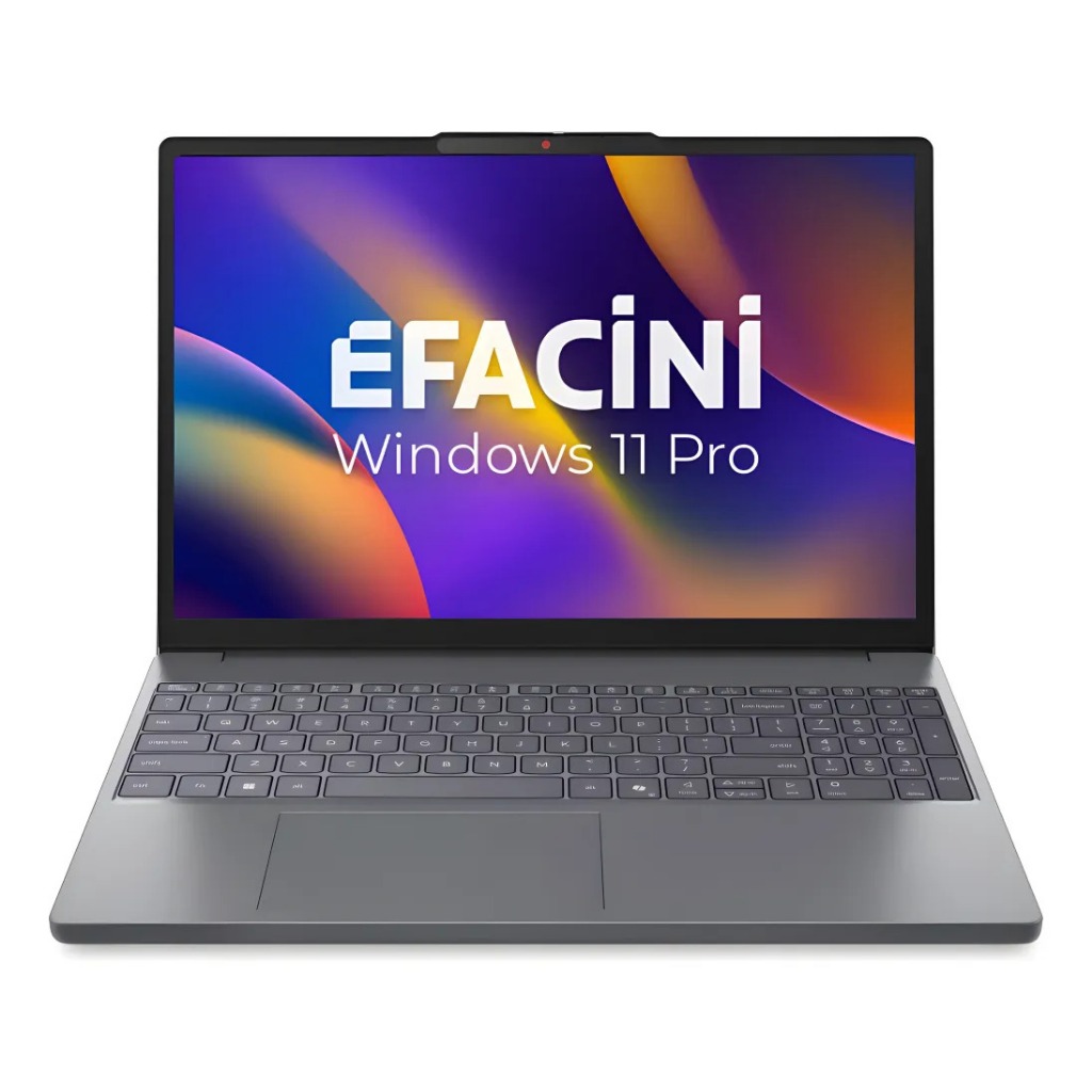 Notebook Lenovo Idea Slim I5 8gb Ssd 256gb 15.3 Pol. Linux Windows 11 Pro Cinza Bivolt