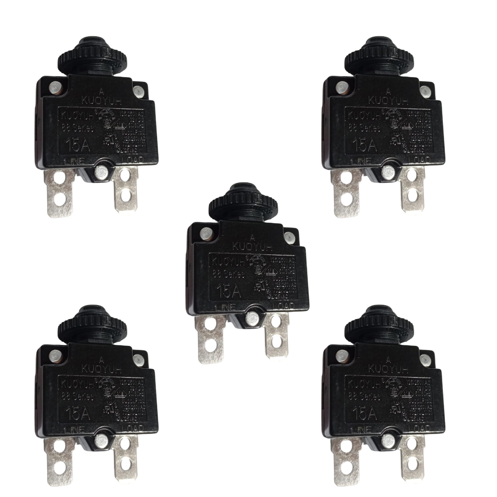 Kit 5 Rele Protetor Térmico 15a 125/250v Motobomba canetas e Compressores