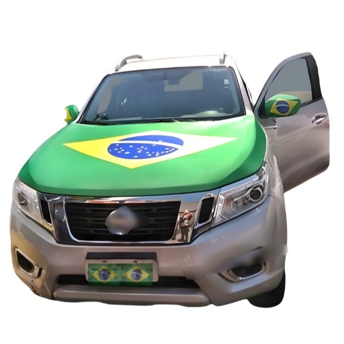 BANDEIRA P/ CAPO DE CARRO DO BRASIL COPA DO MUNDO HEXA 2026