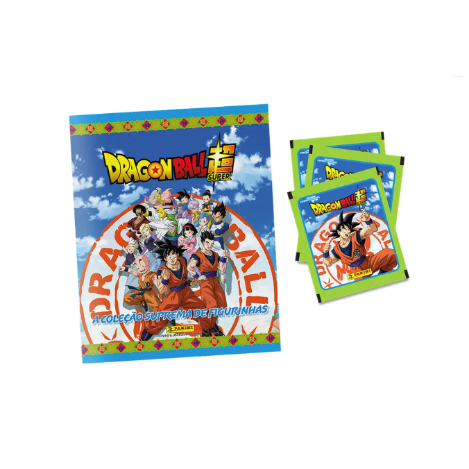 Album De Figurinha Dragon Ball + 30Envelopes Panini- Capa cartão
