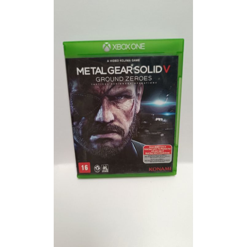METAL GEAR SOLID V GROUND ZEROES  ORIGINAL X BOX ONE MIDIA FISICA