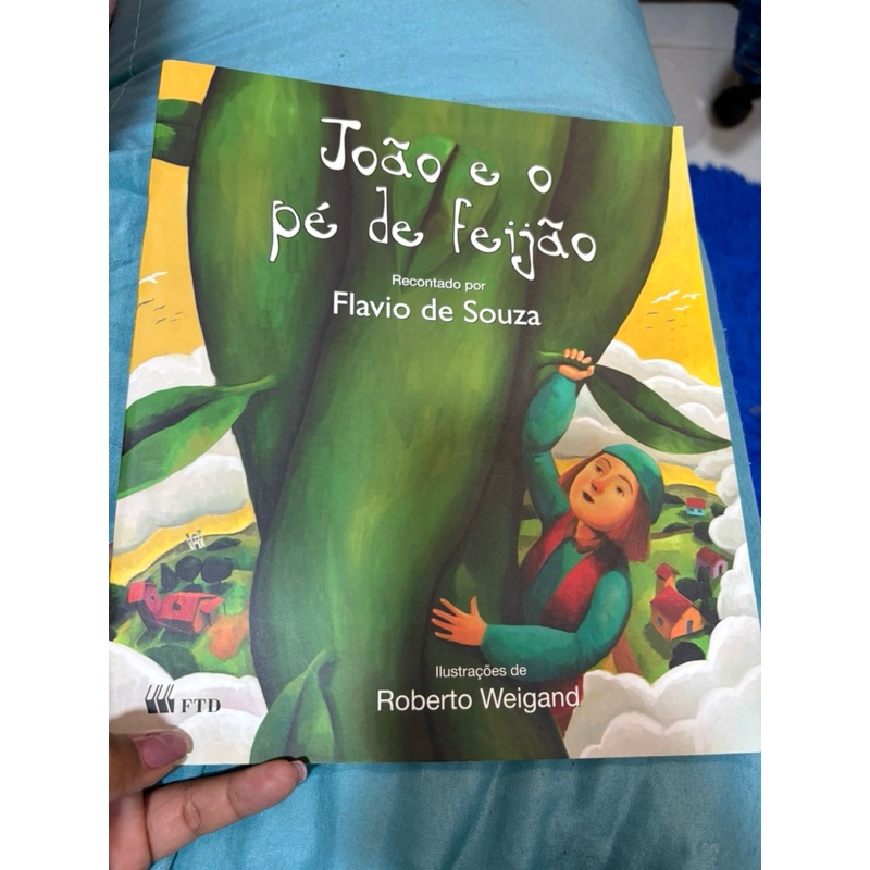 📚 Livro Infantil João e o Pé de Feijão – Ilustrado | Editora FTD | Clássico Infantil