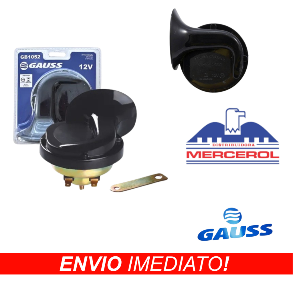 BUZINA CARACOL UNIVERSAL 12V em Oferta na Shopee