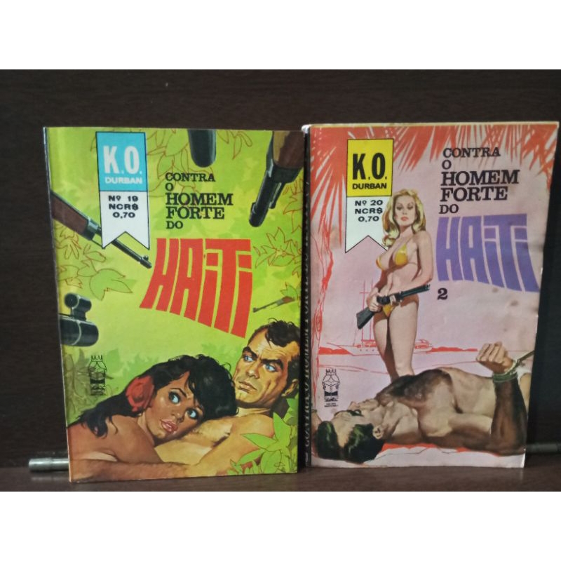 Livros Contra O Homem Forte do Haiti Volumes 1 e 2 - K.O. Durban
