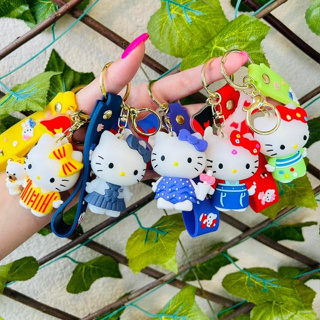 Chaveiro de Animação Emborrachado Hello Kitty Diversos Personagens e Modelos Desenho Animado Kuromi em Oferta na Shopee