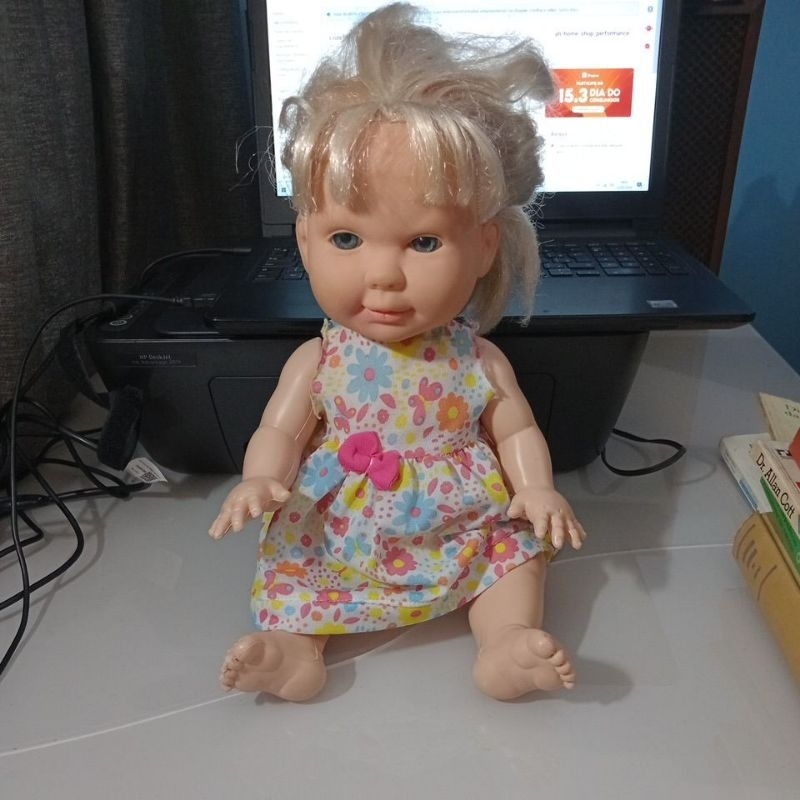 boneca antiga estilo raridade top usado em boas condições raridade