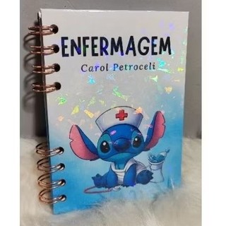Caderneta de Bolso Enfermagem A6 Personalizada – Ideal para Plantão e Anotações