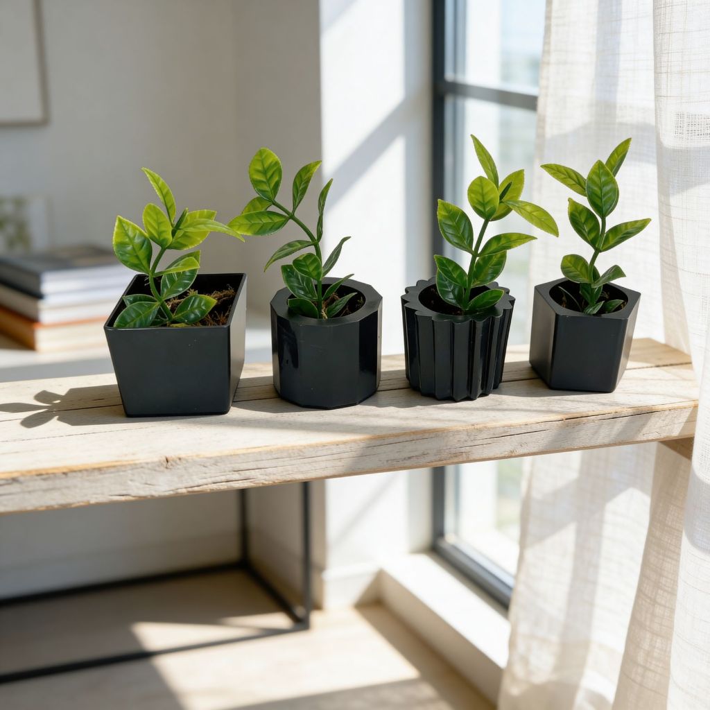 Kit Vasinhos Decorativos com Plantinhas