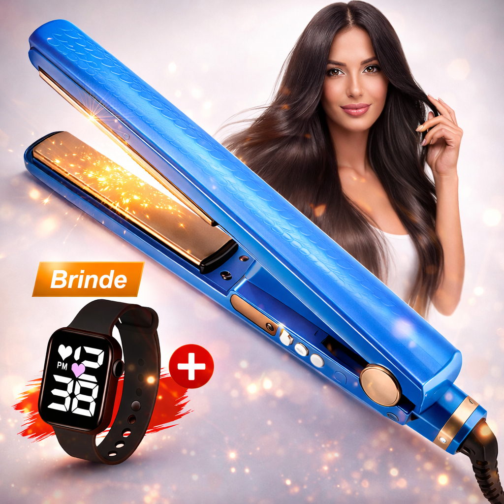 Chapinha Titanium 4 Forte Alta Potência + Relógio Digital Preto Feminino de Brinde