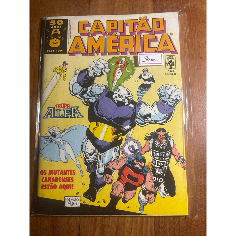 Capitão America nº 143 - Tropa Alfa - Os Mutantes Canadenses estão aqui!