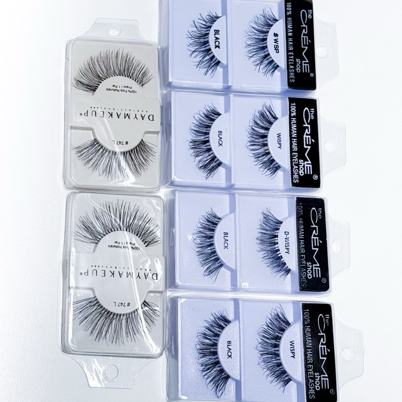 KIT CÍLIOS POSTIÇOS - CRÈME E DAYMAKEUP (6 pares)