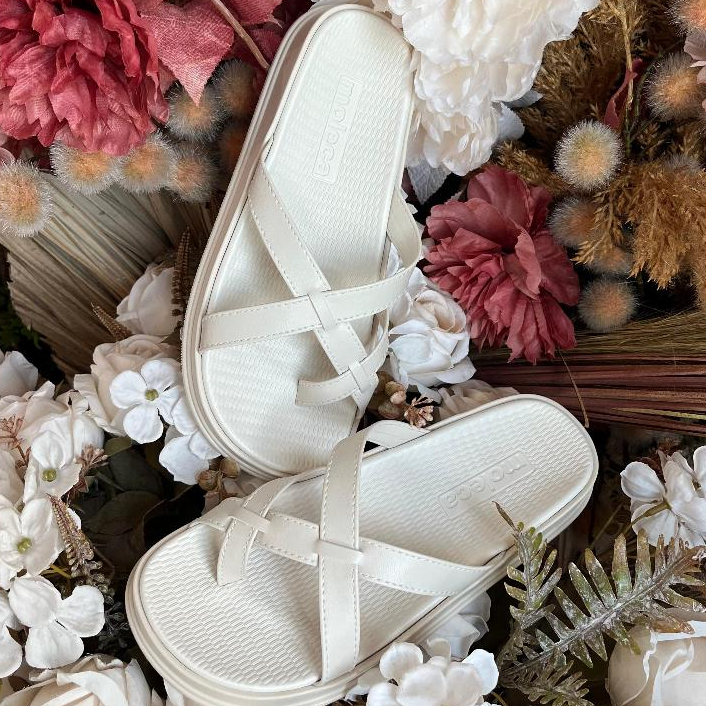 ORIGINAL Moleca Papete Sandalia Turim Com Tiras Trançada 5556.101