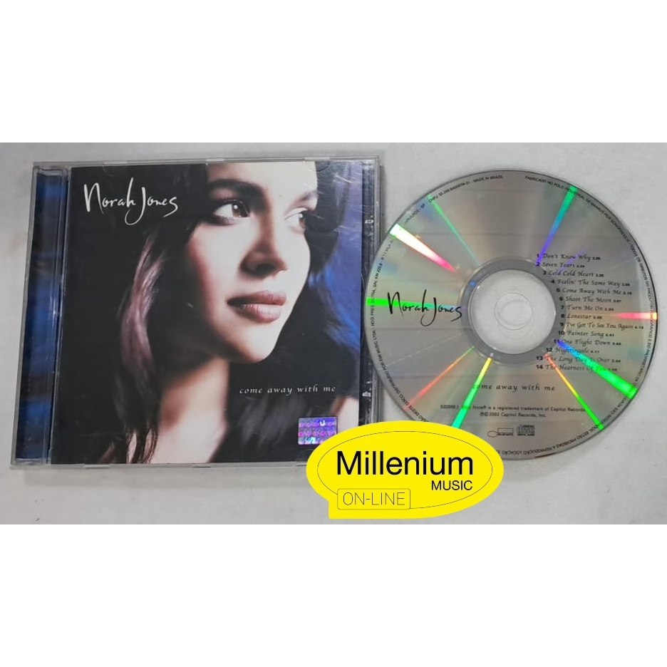 CD Norah Jones  Come Away With Me 2002 Original Gravadora Colecionador Ótimo Estado