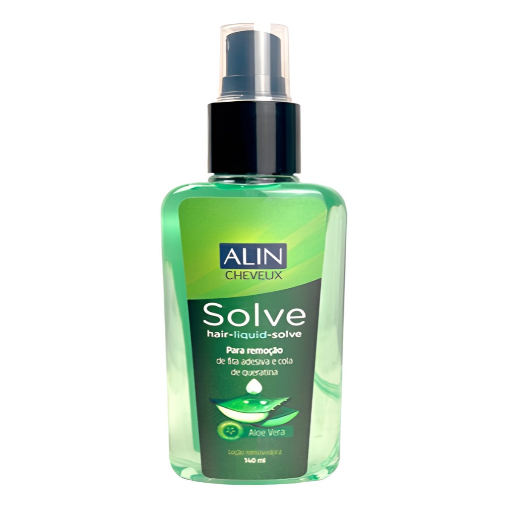 Removedor Liquido Alin Solve Megahair Queratina Fita Adesiva 140ml