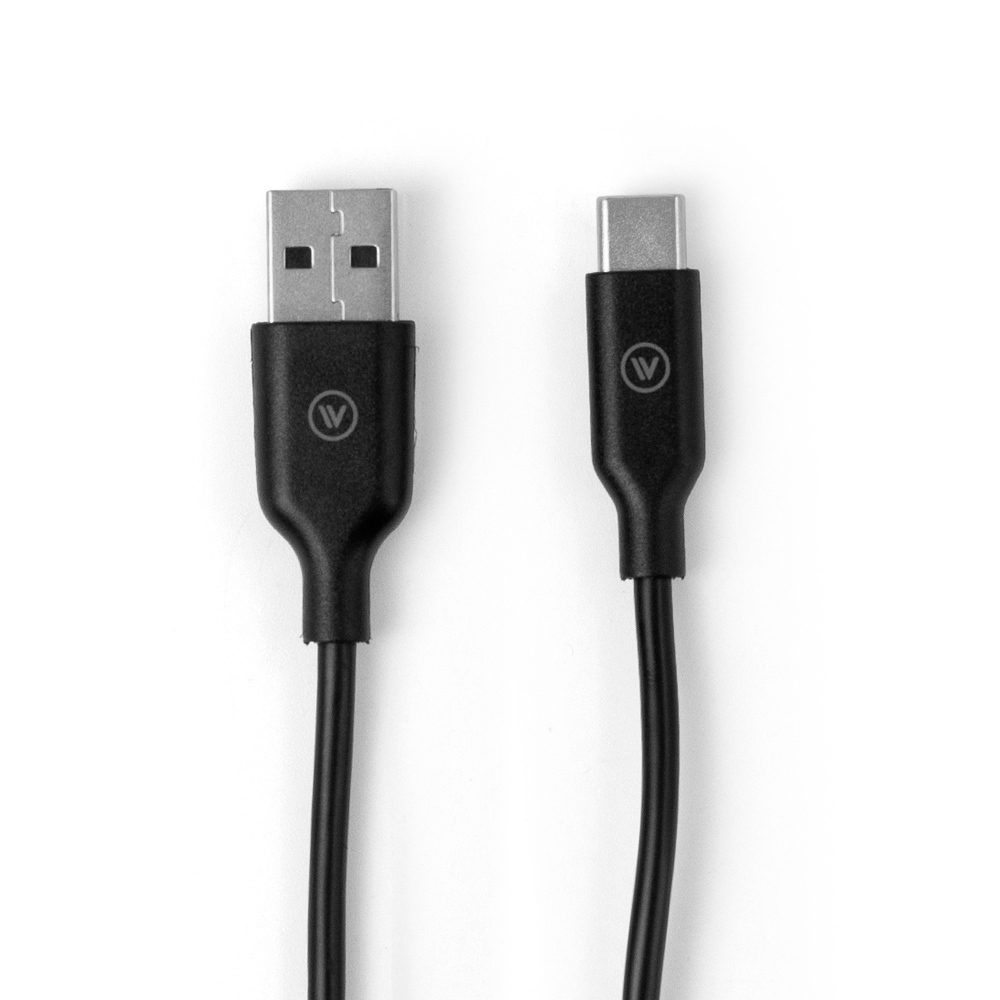 Cabo Carregador USB para USB-C Tipo C 1m 3A Celular Preto iWill Essencial