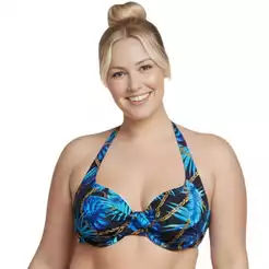 Top Biquíni Plus Size Sustentação Bojo Moda Praia Decote