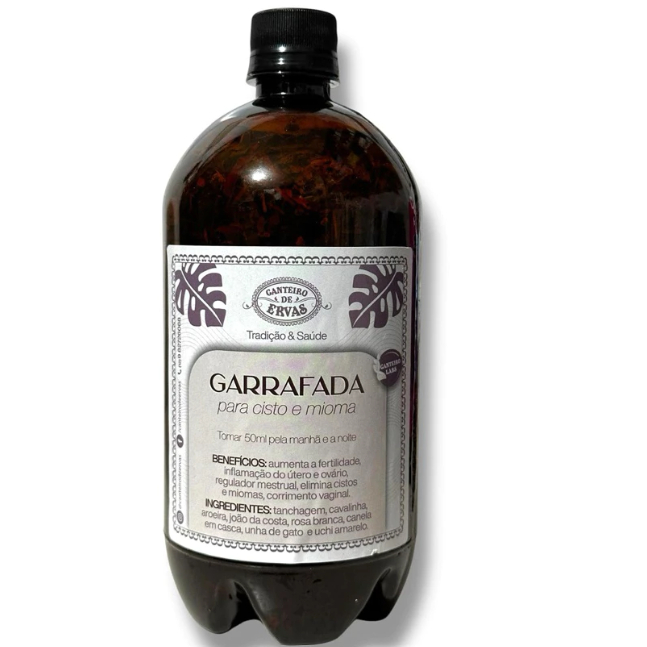 Garrafada da mulher Canteiro de ervas 1 litro