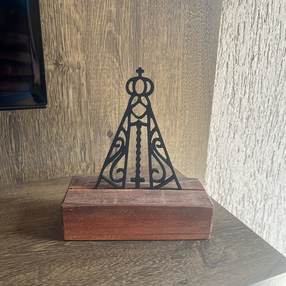 Enfeite Religioso Nossa Senhora Decorativa Para O Cantinho Da Oração