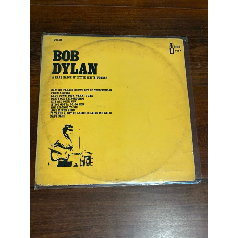 Lp Bob Dylan - A Rare Batch Of Little White Wonder (1976)