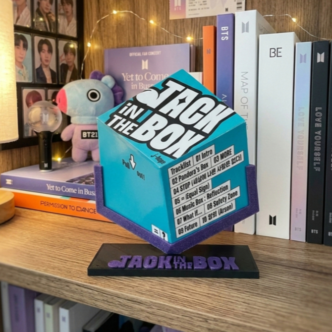 Suporte Expositor J-Hope Jack In The Box | Display Álbum BTS | Base Colecionador ARMY