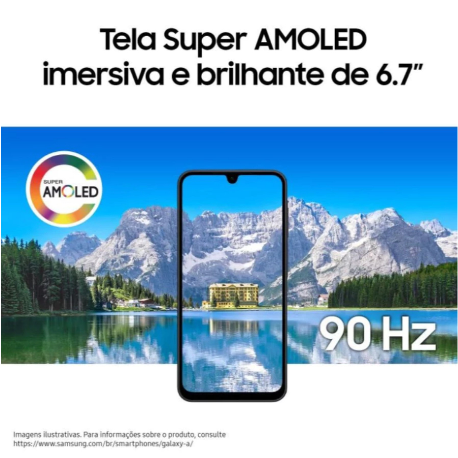 CELULAR SAMSUNG GALAXY A17, 128GB, 4GB, 50MP TELA 6.7", IP54 PRETO