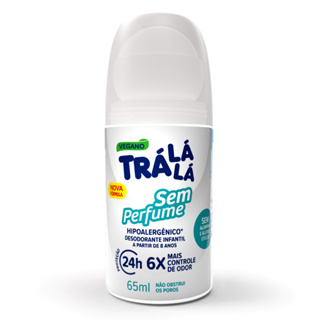 Desodorante Roll-on Trá Lá Lá Kids - Sem Perfume (65ml) em Oferta na Shopee