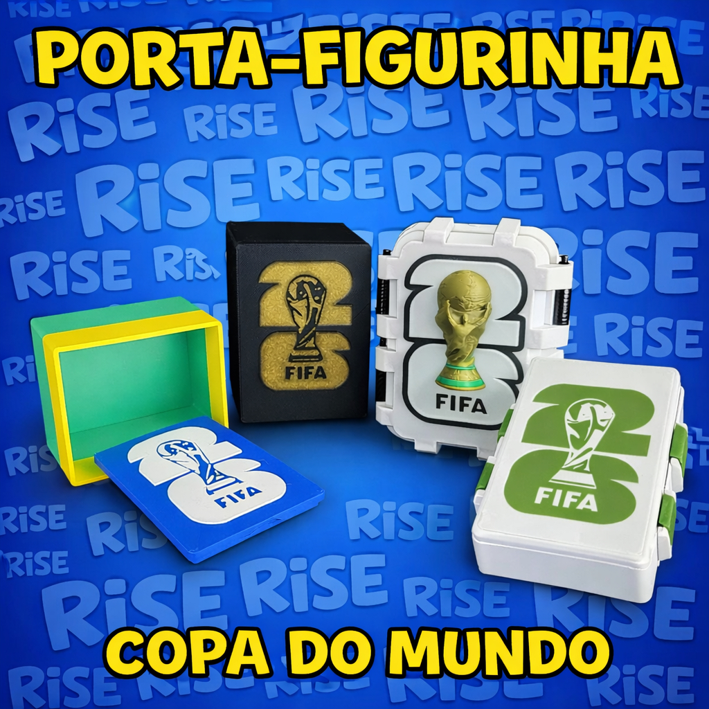 Porta-Figurinha COPA DO MUNDO BRASIL futebol seleção brasileira FIFA cartinha exclusivo imediato