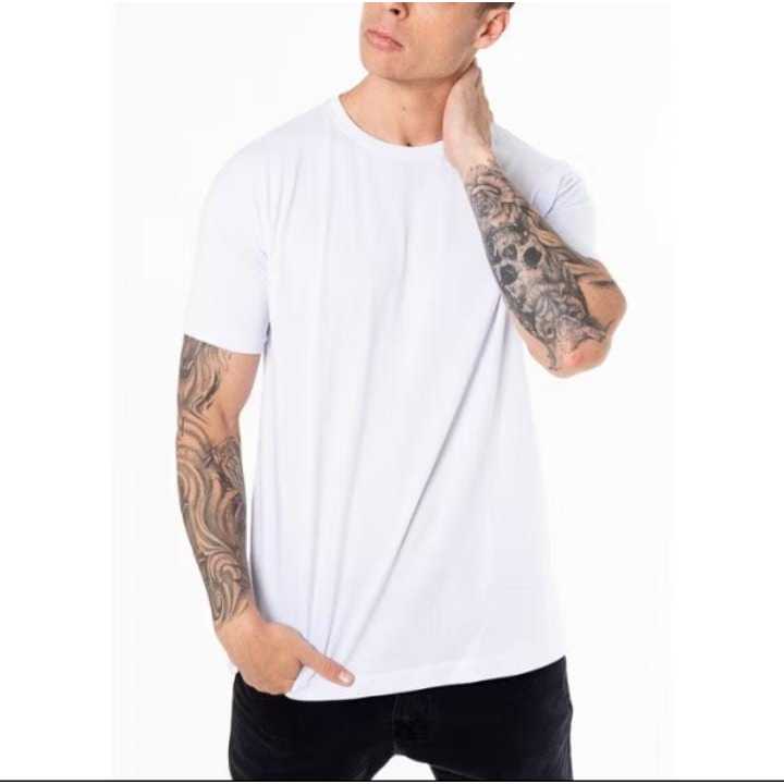 Camisa Masculina Básica Sem Estampa Camiseta Feminina 100% Algodão 30.1 Penteado Pomoção Achadinhos